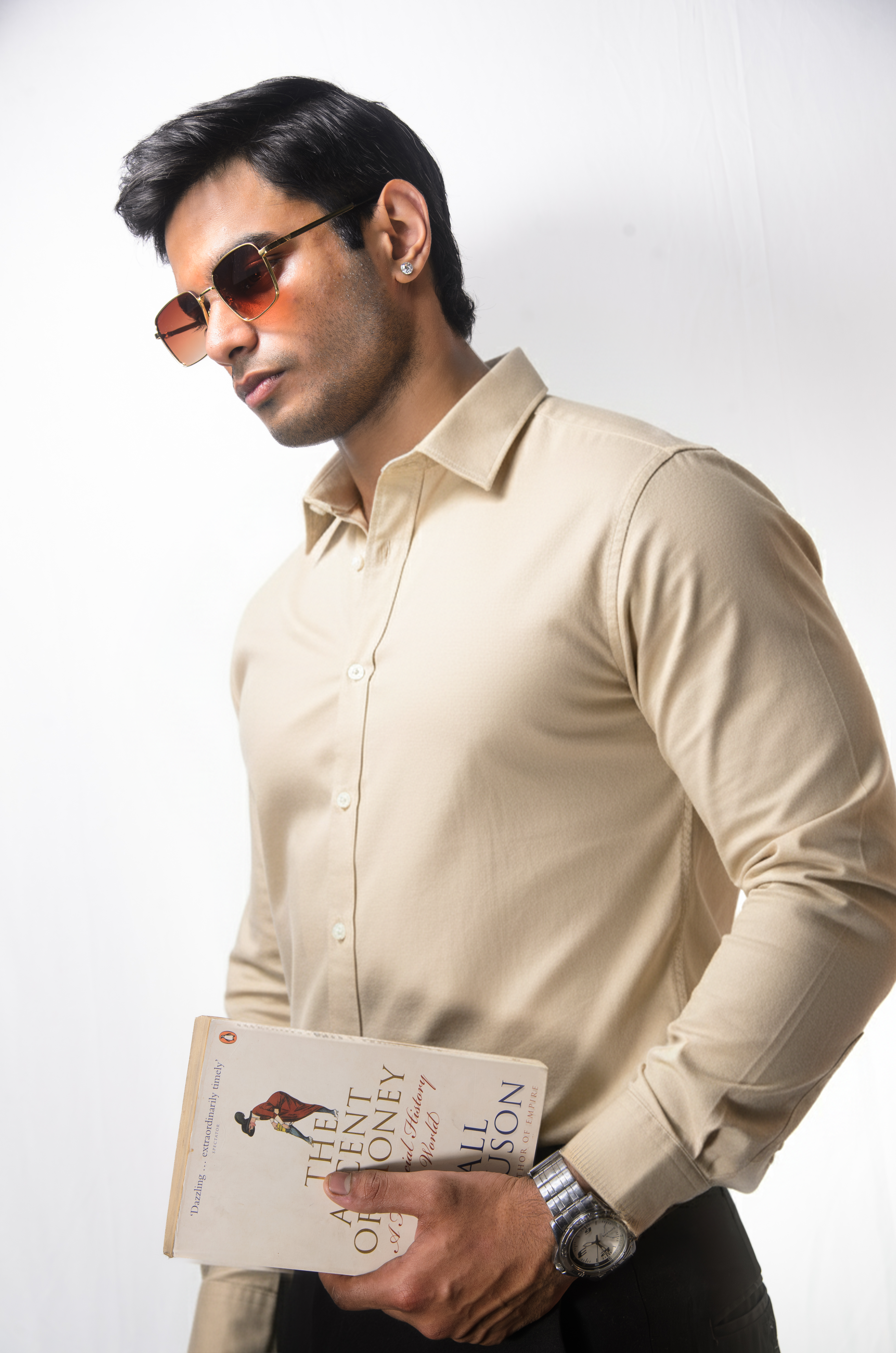 Beige Oxford Shirt