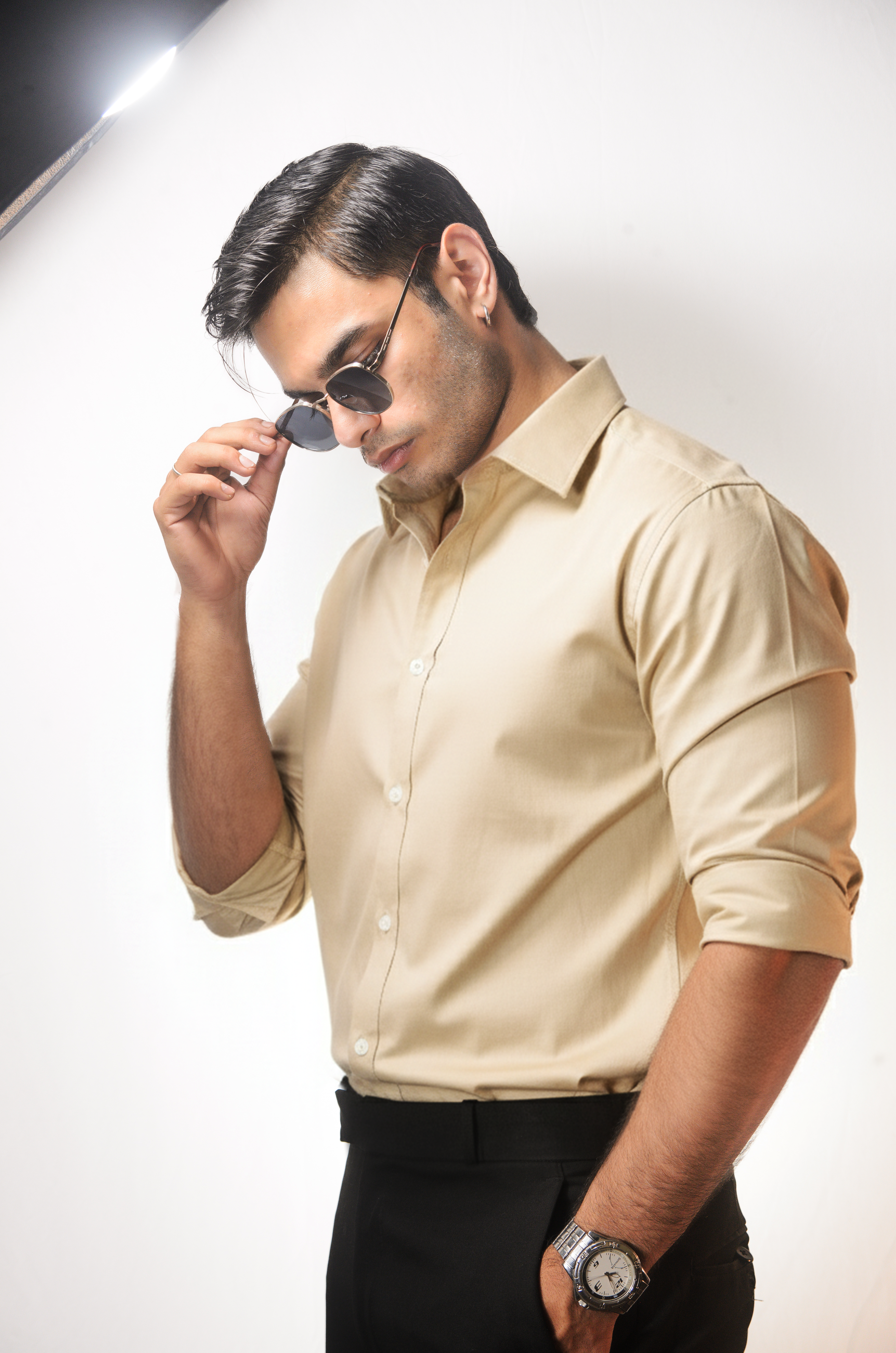 Beige Oxford Shirt