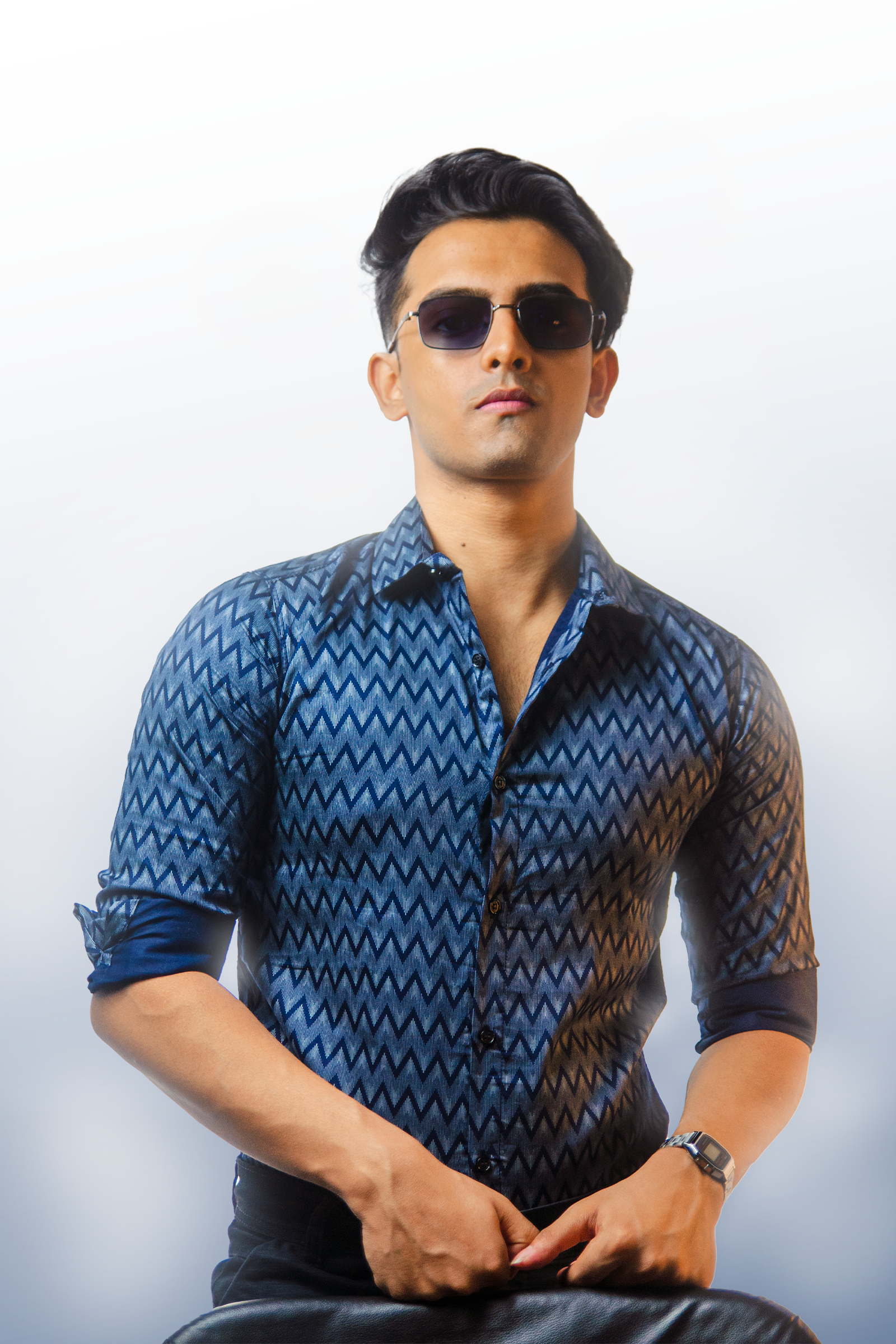 Imperial Blue Waves Shirt