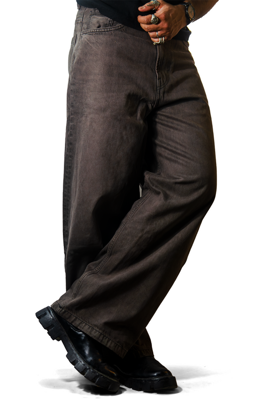 Brown Loose Fit Jeans