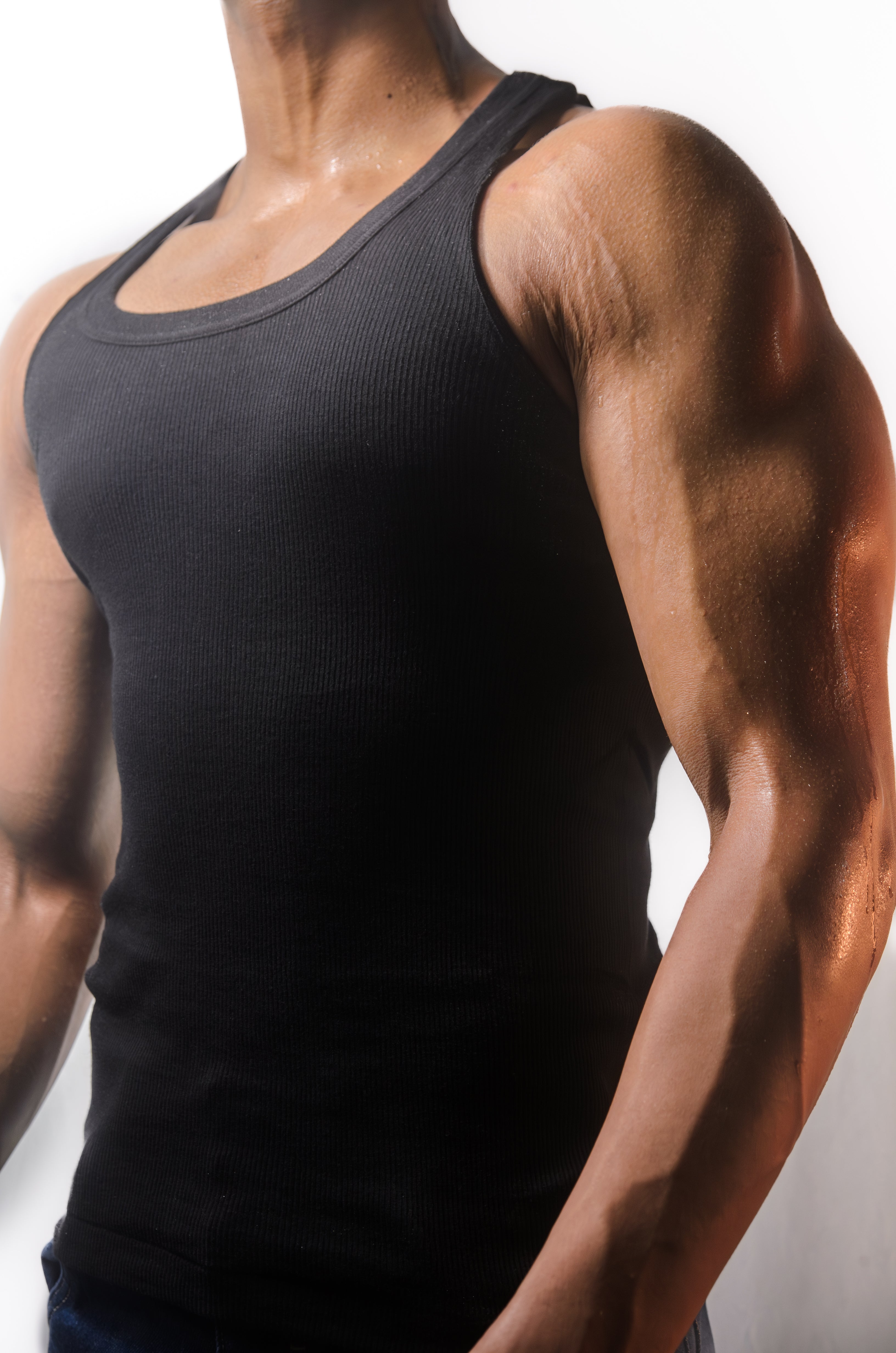 Flex Ribbed Vest 2-Pack (B/W)