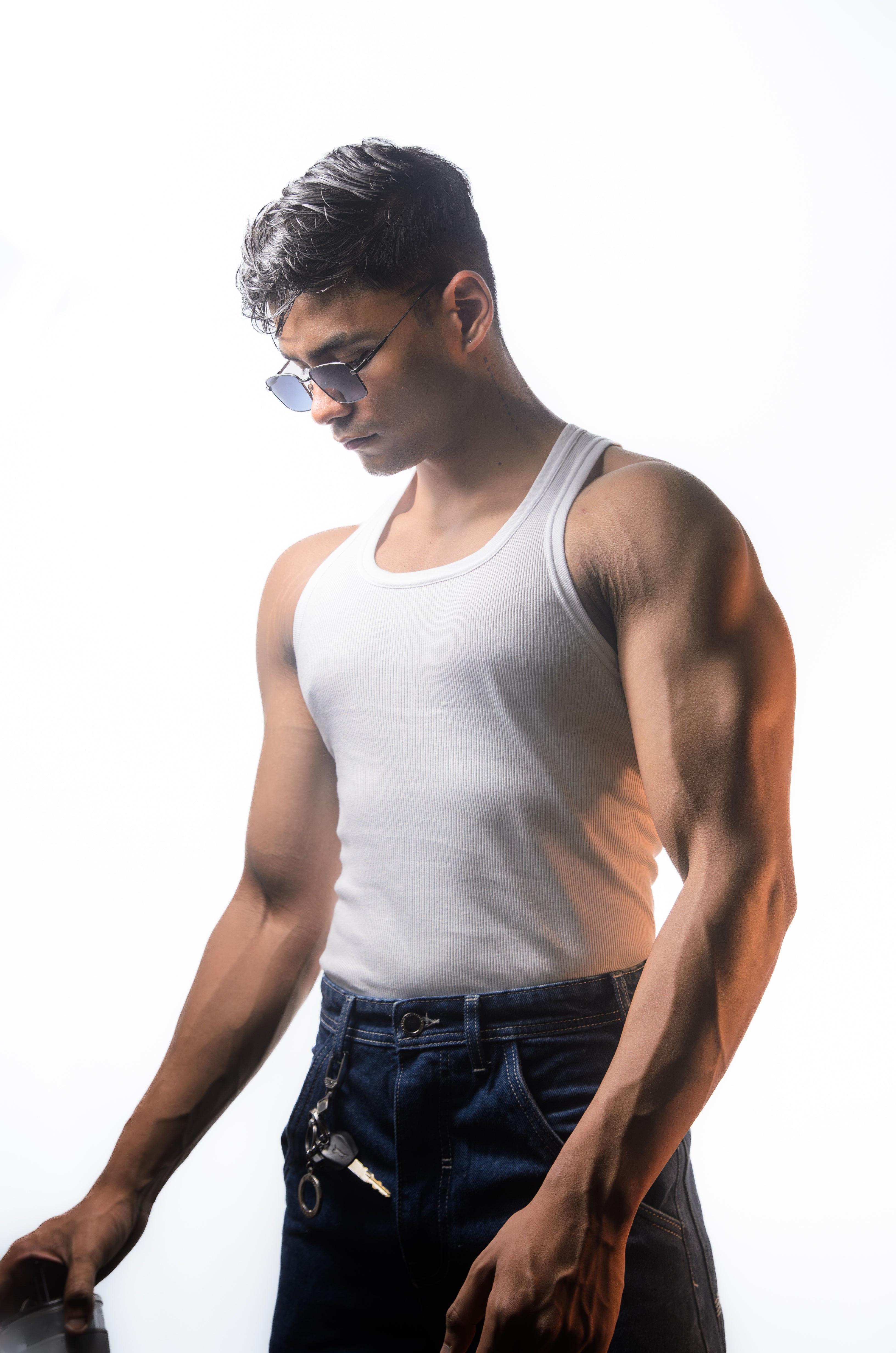 Flex Ribbed Vest 2-Pack (B/W)