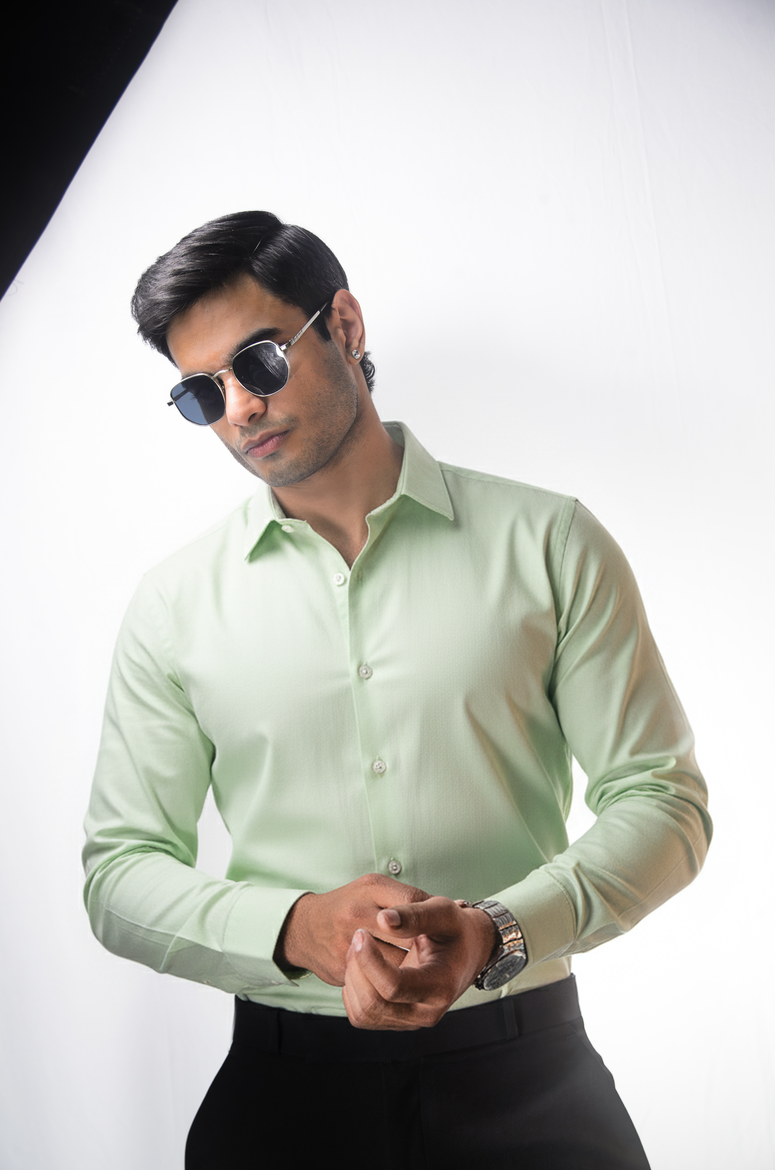 Pale Green Oxford Shirt