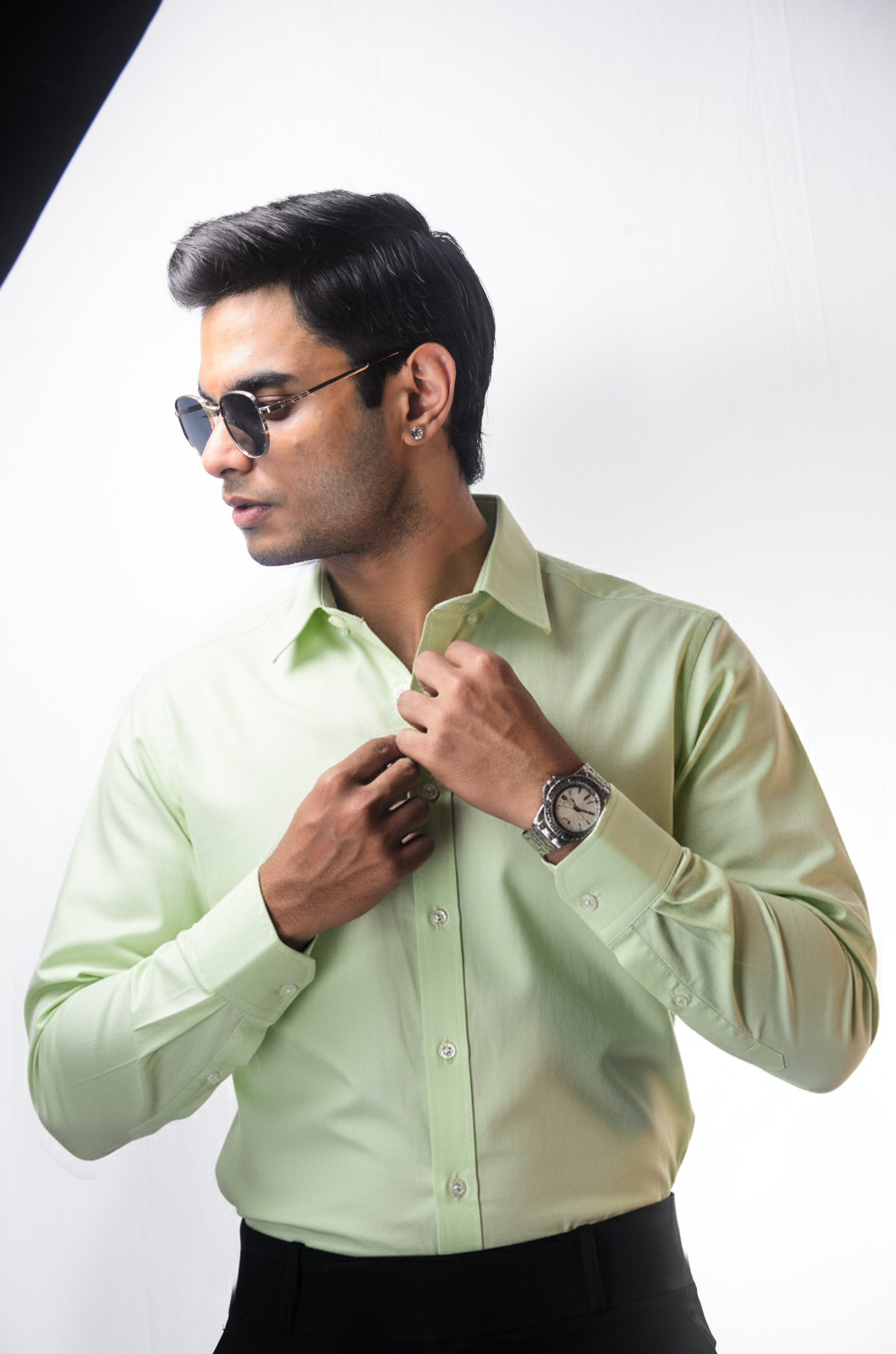Pale Green Oxford Shirt