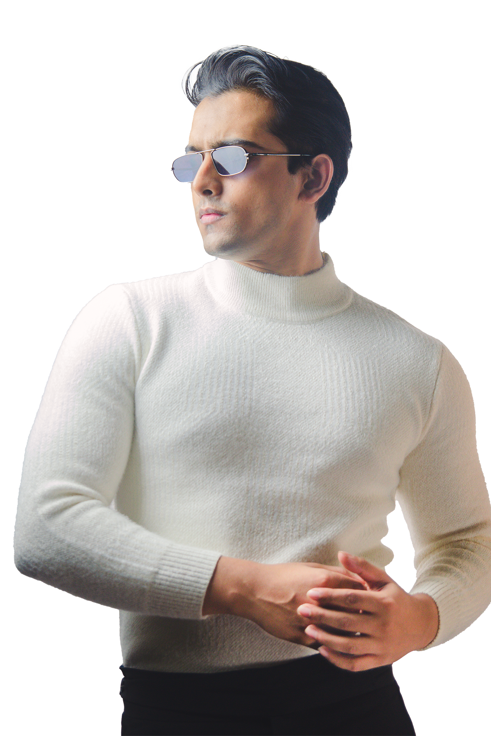 Off-White Textured Sweater