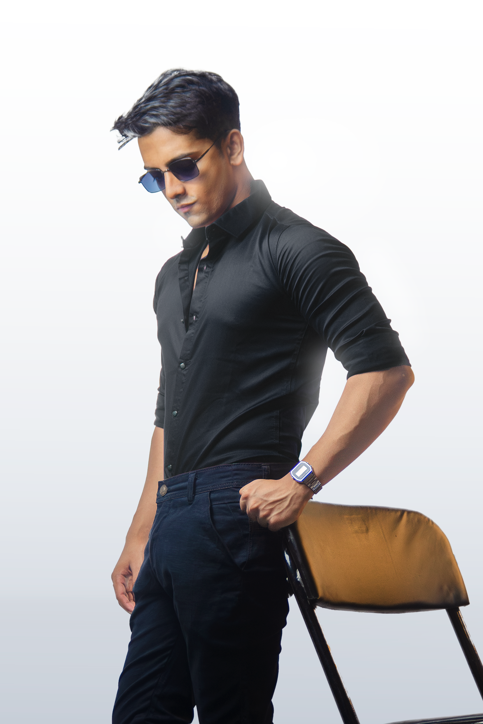 Plain Titan Black Shirt