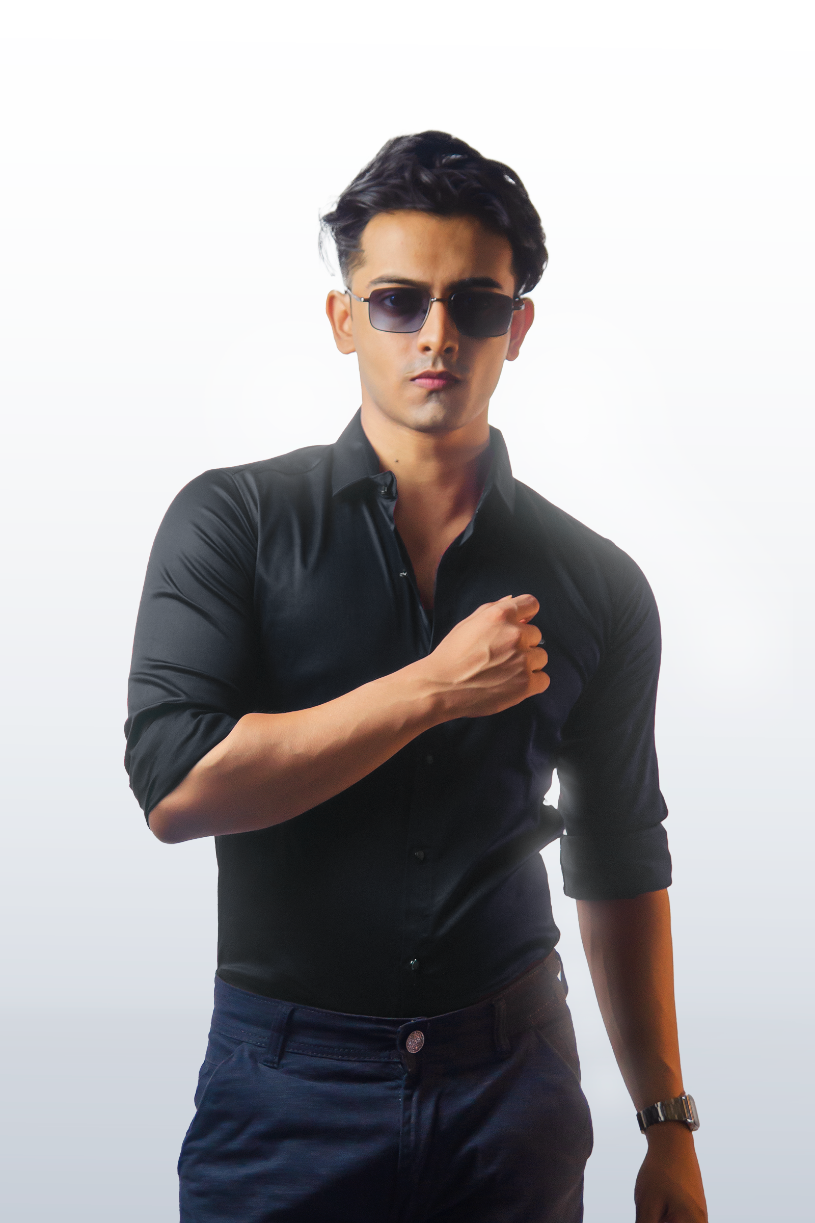 Plain Titan Black Shirt