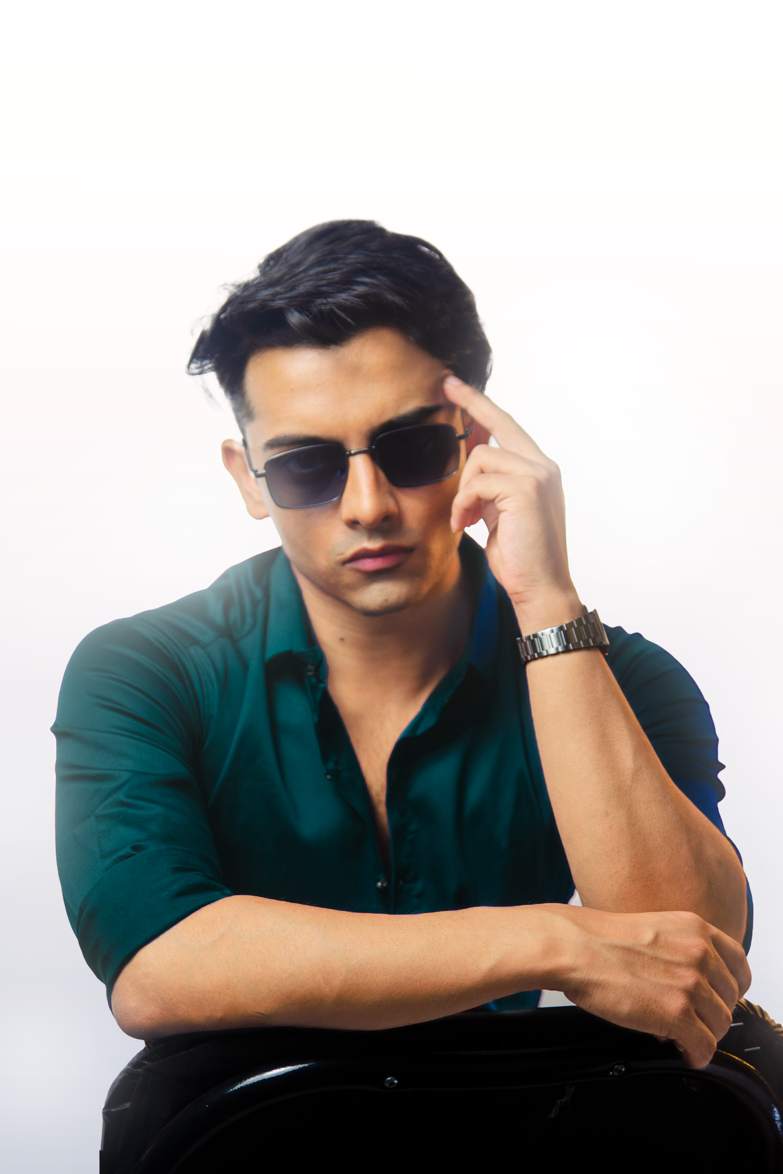 Plain Emerald Green Shirt
