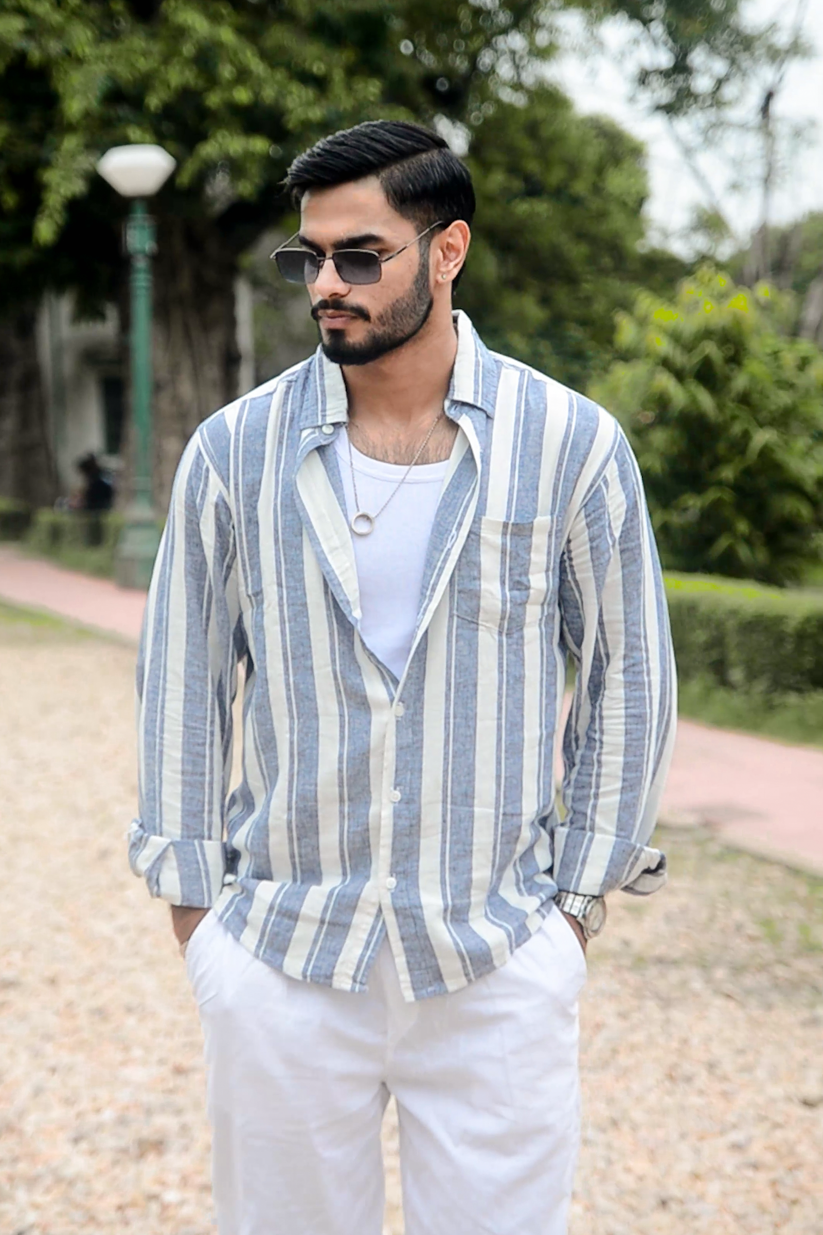 Striped Oxford Shirt