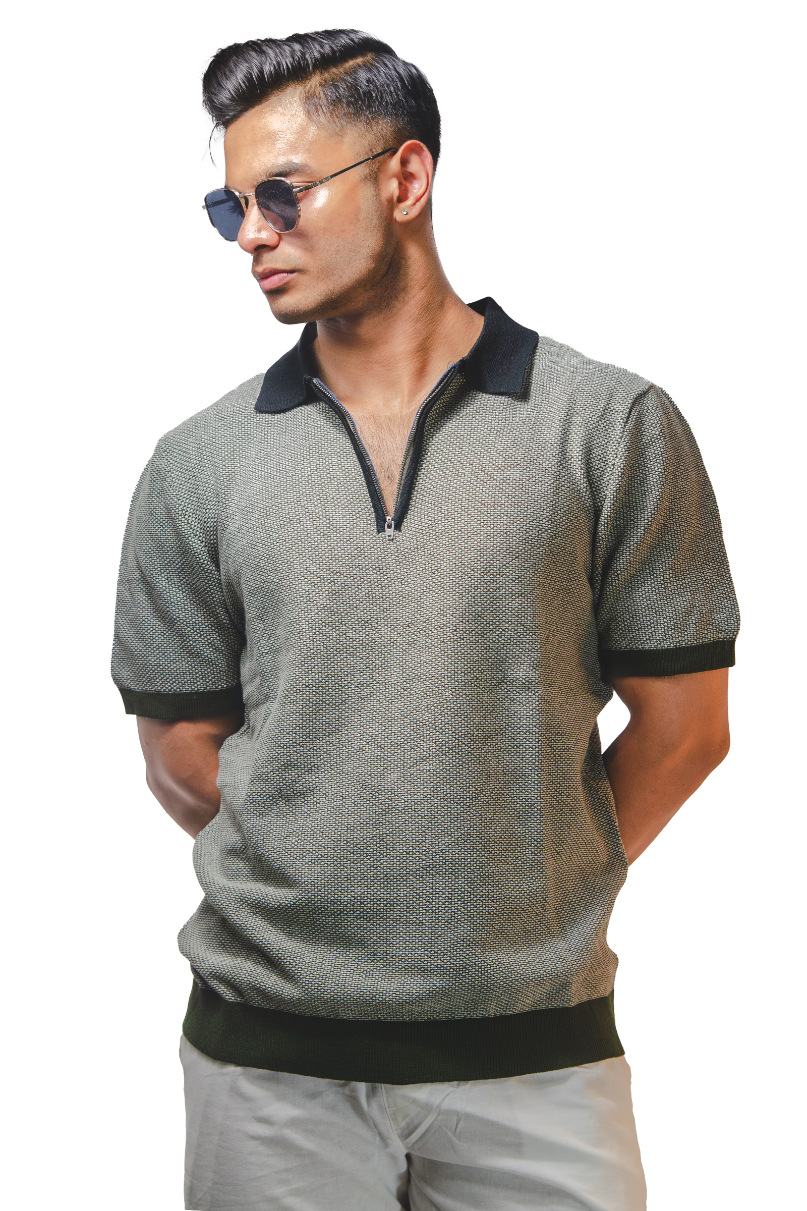 Mayfair Olive Polo T-Shirt
