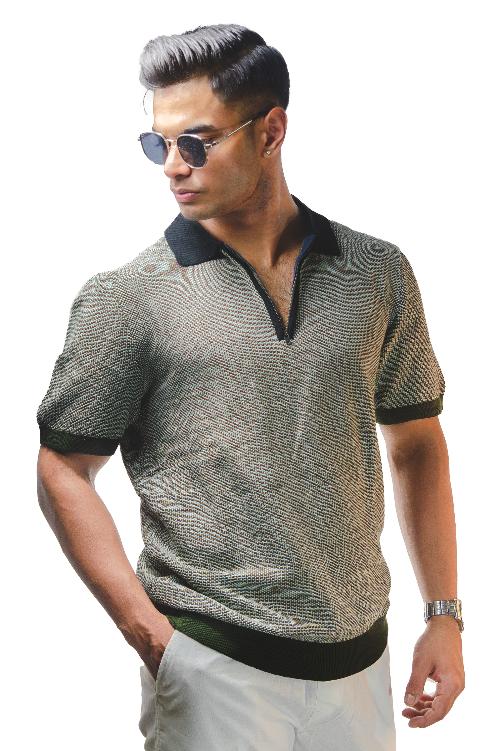 Mayfair Olive Polo T-Shirt