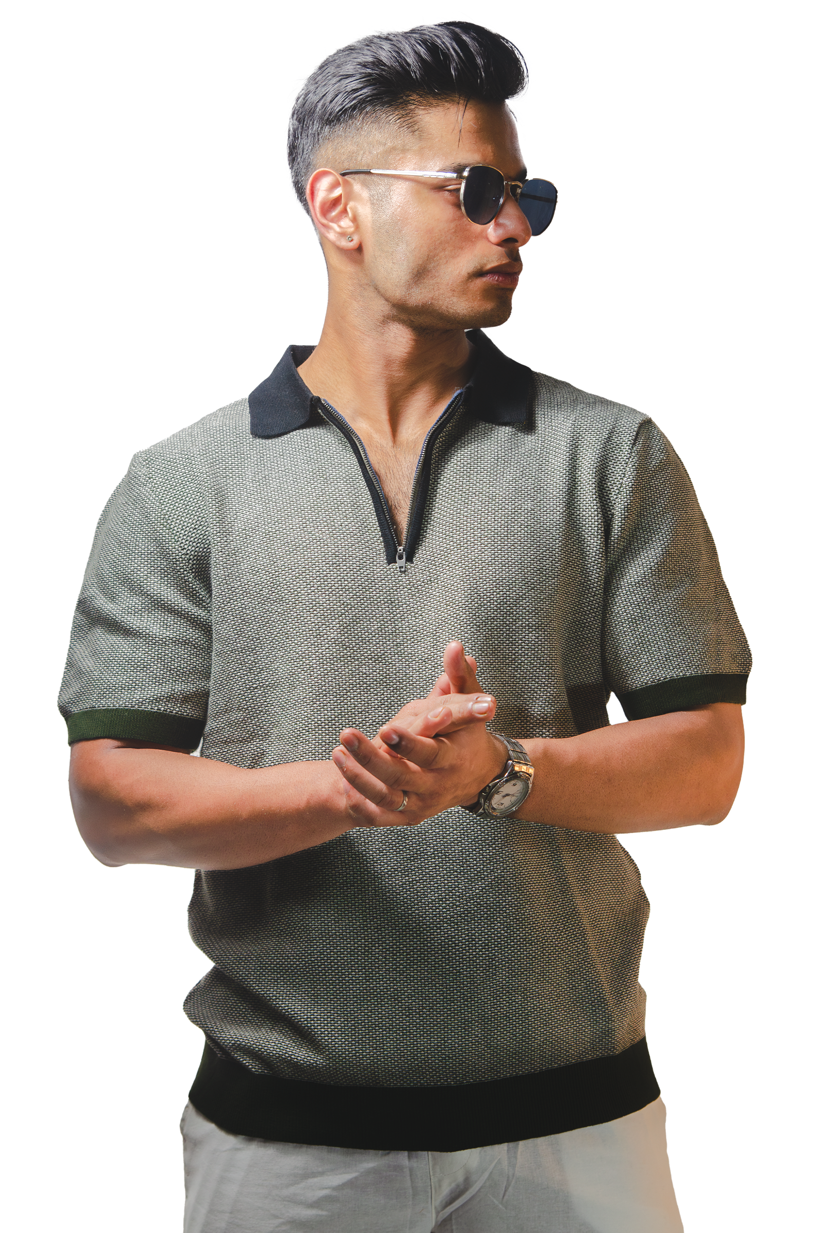 Mayfair Olive Polo T-Shirt