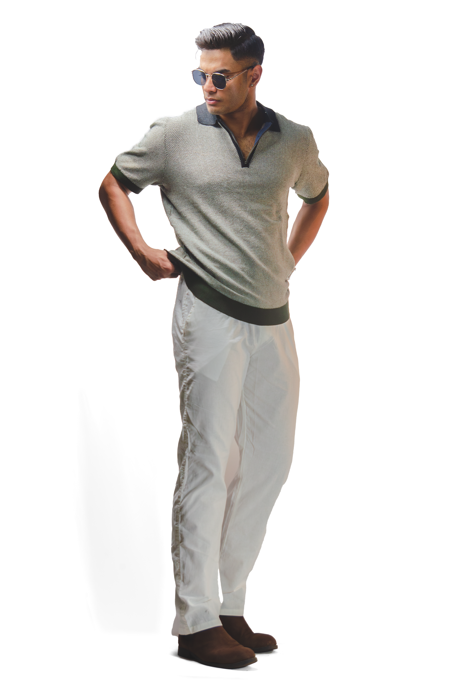 Mayfair Olive Polo T-Shirt