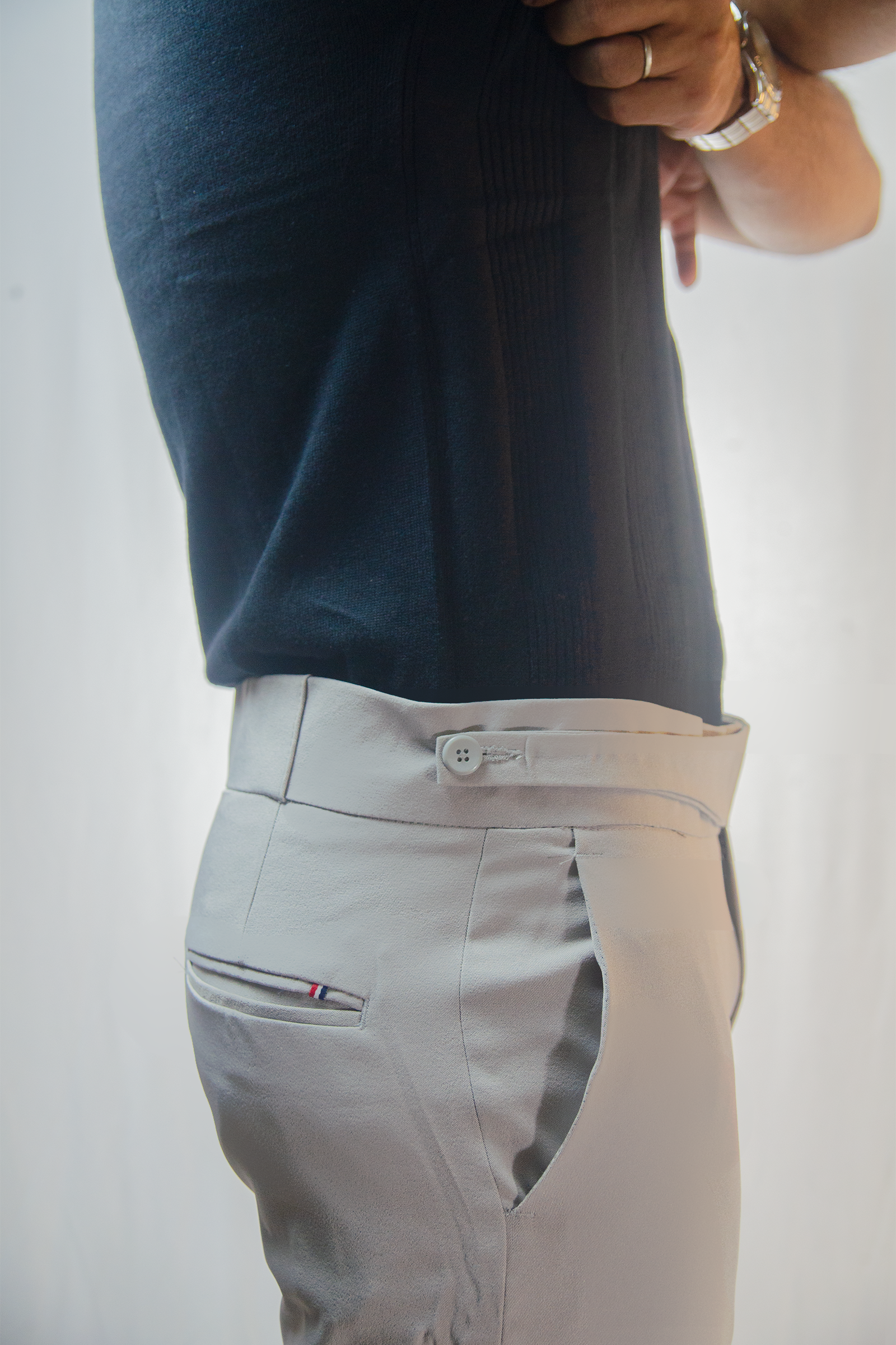 Grey European Trousers