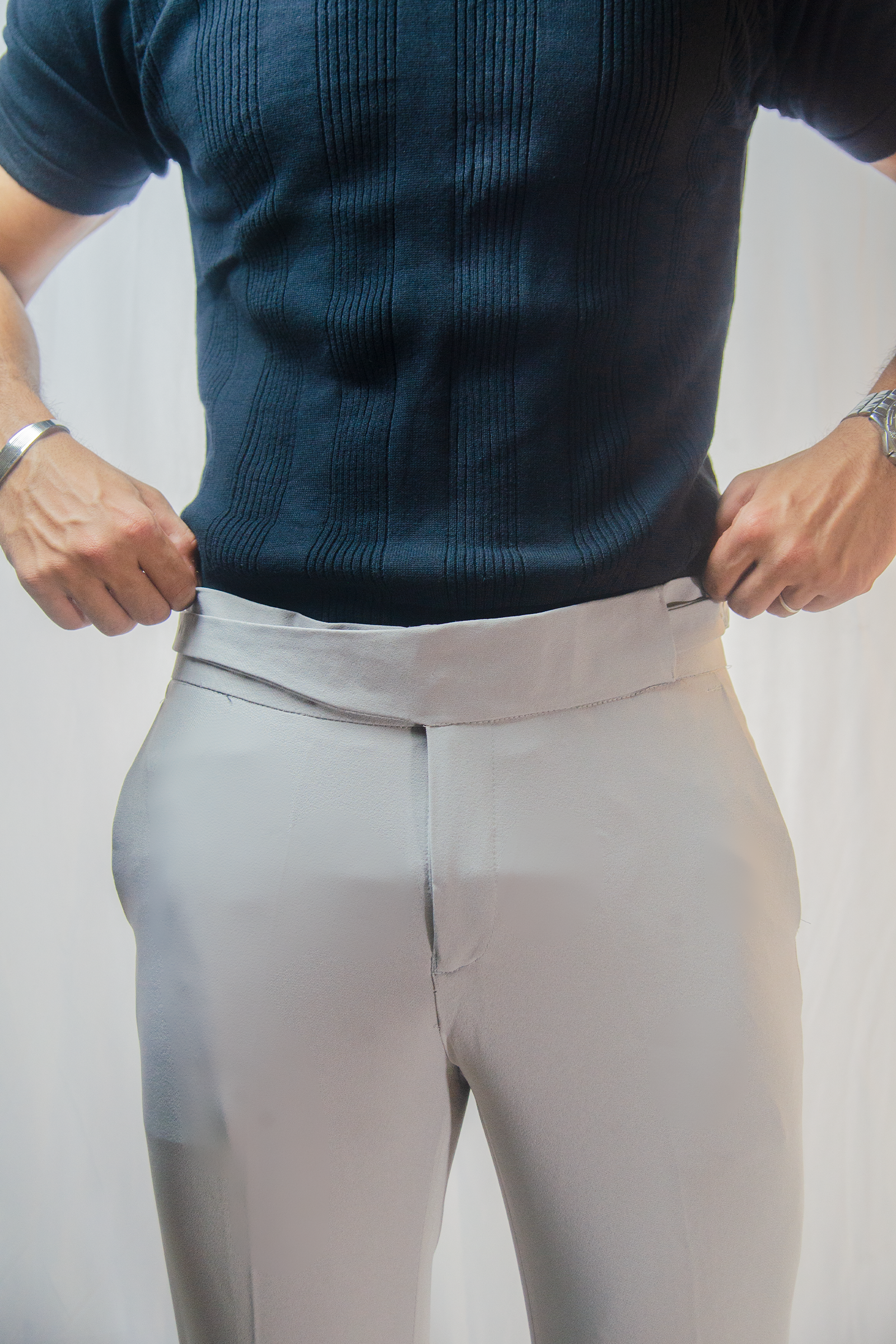 Grey European Trousers