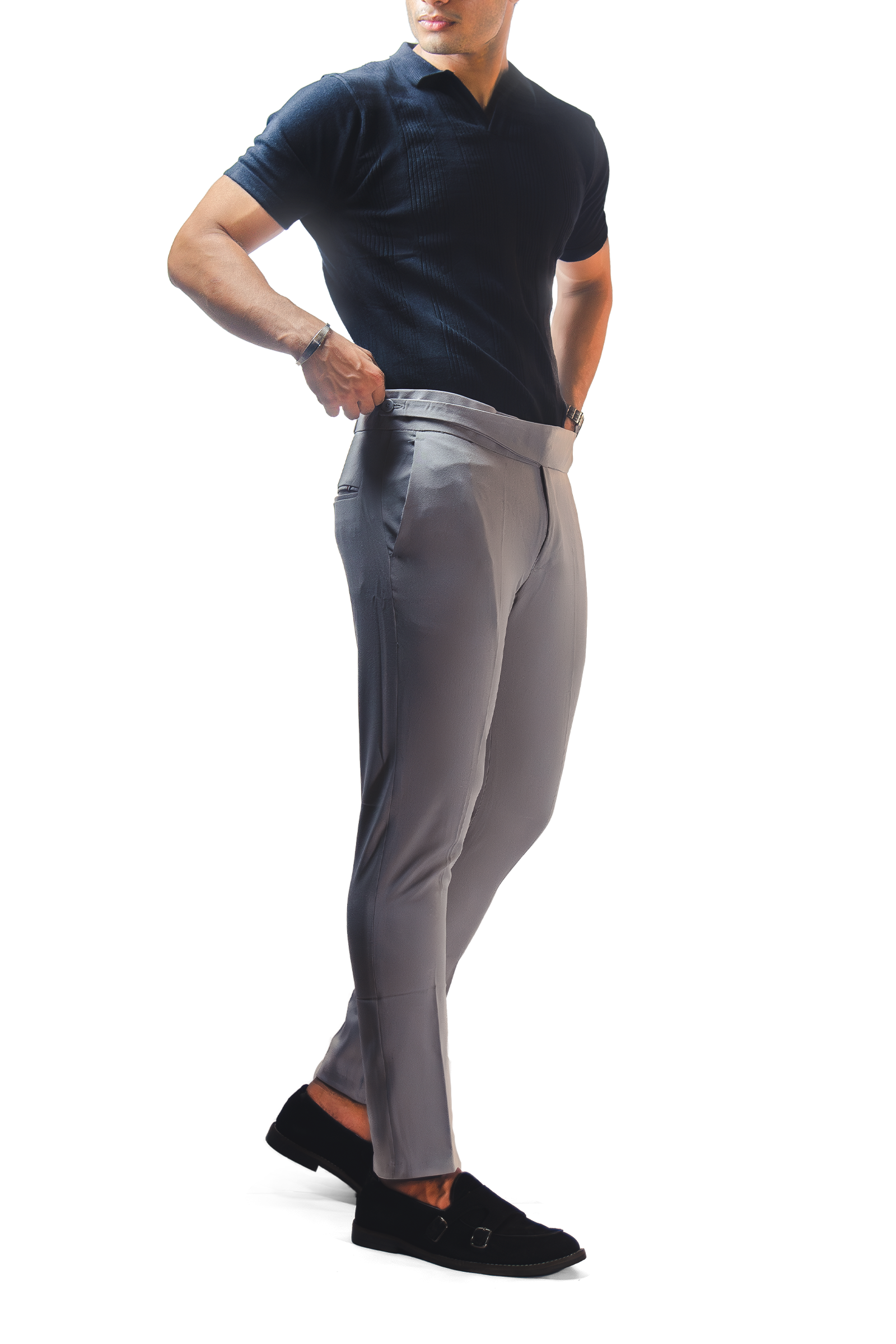 Grey European Trousers