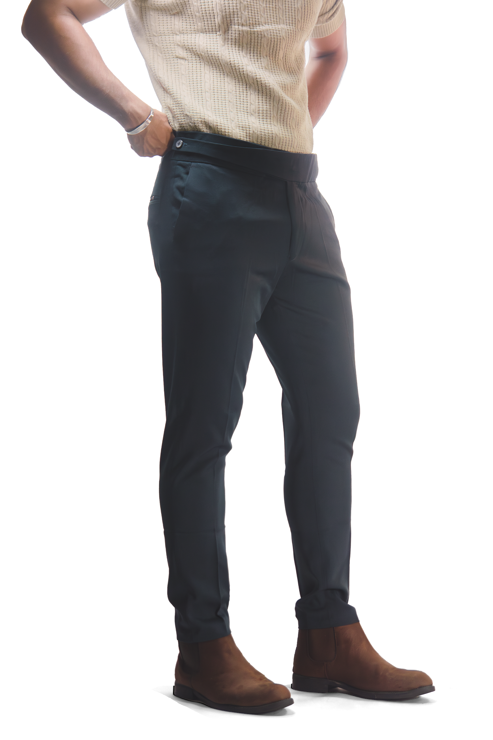 Charcoal European Trousers