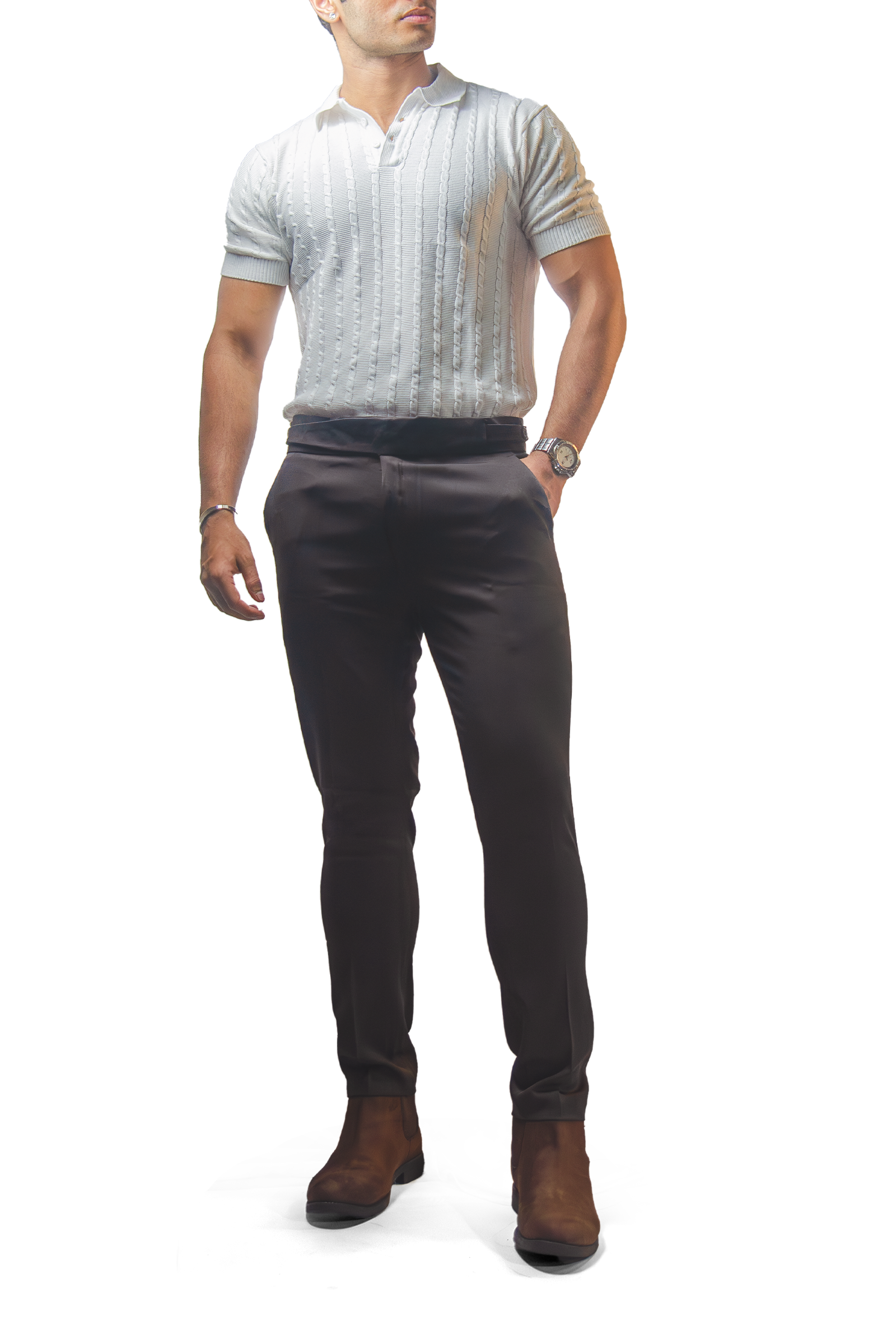 Brown European Trousers