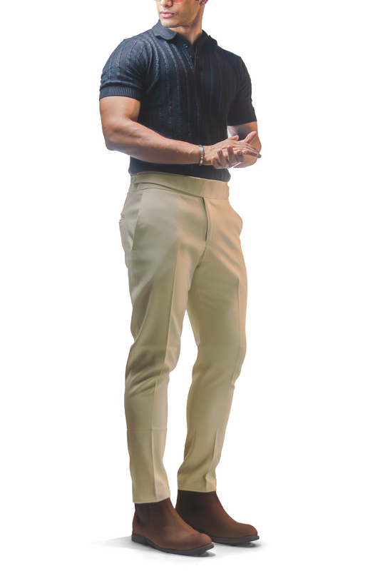 Beige European Trousers