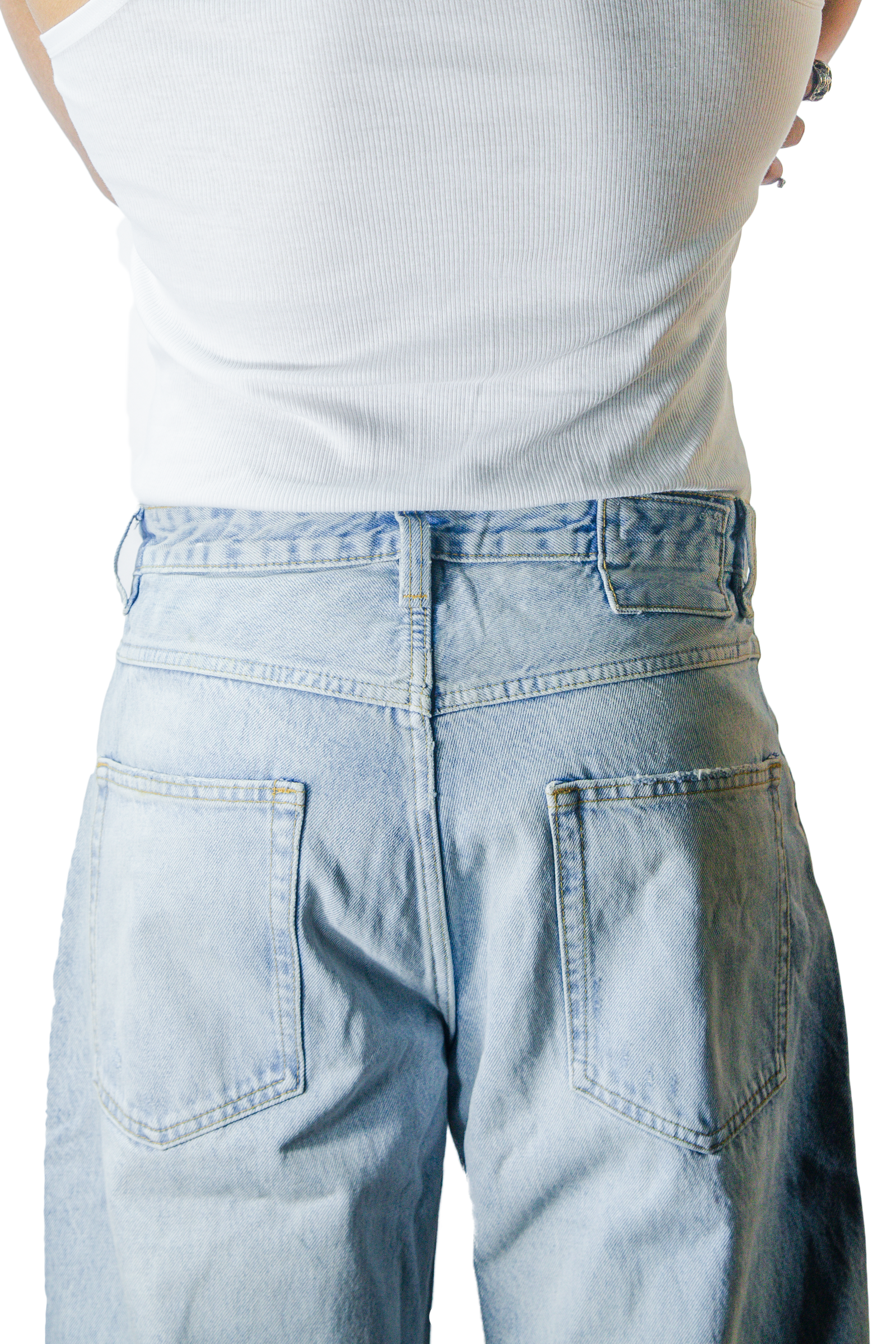 Light Blue Loose Fit Jeans