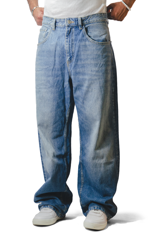 Blue Loose Fit Jeans