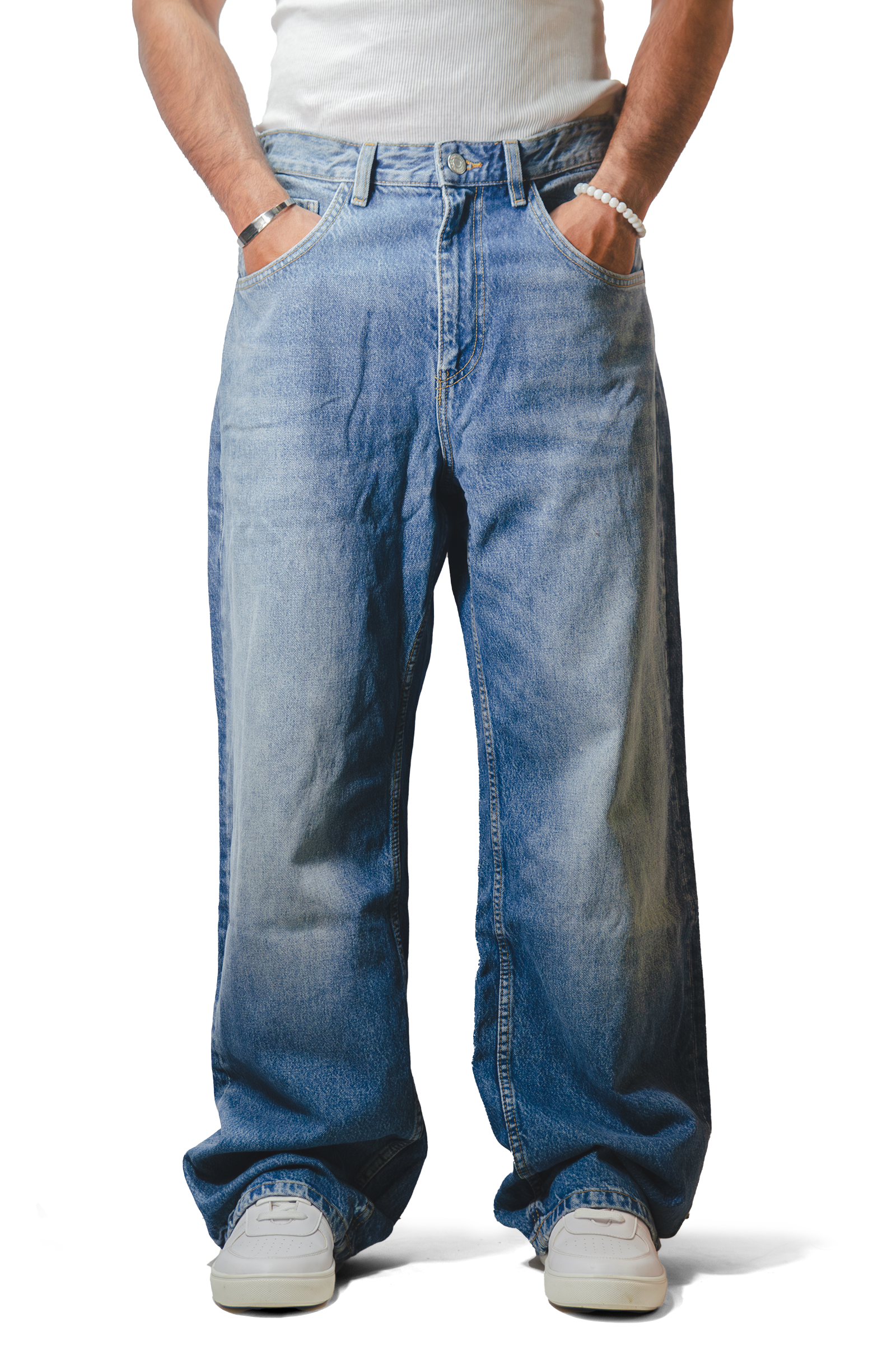 Blue Loose Fit Jeans