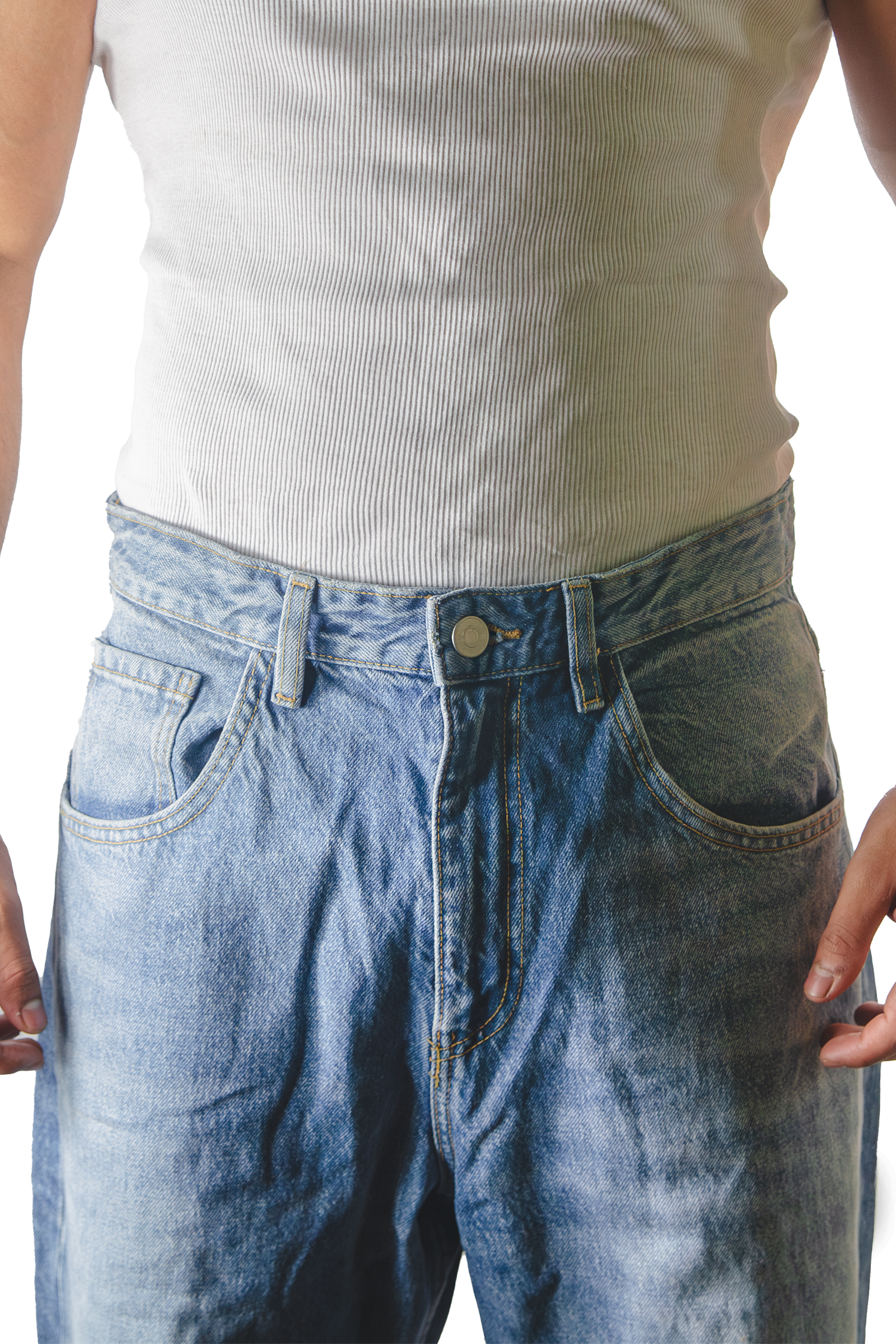 Blue Loose Fit Jeans