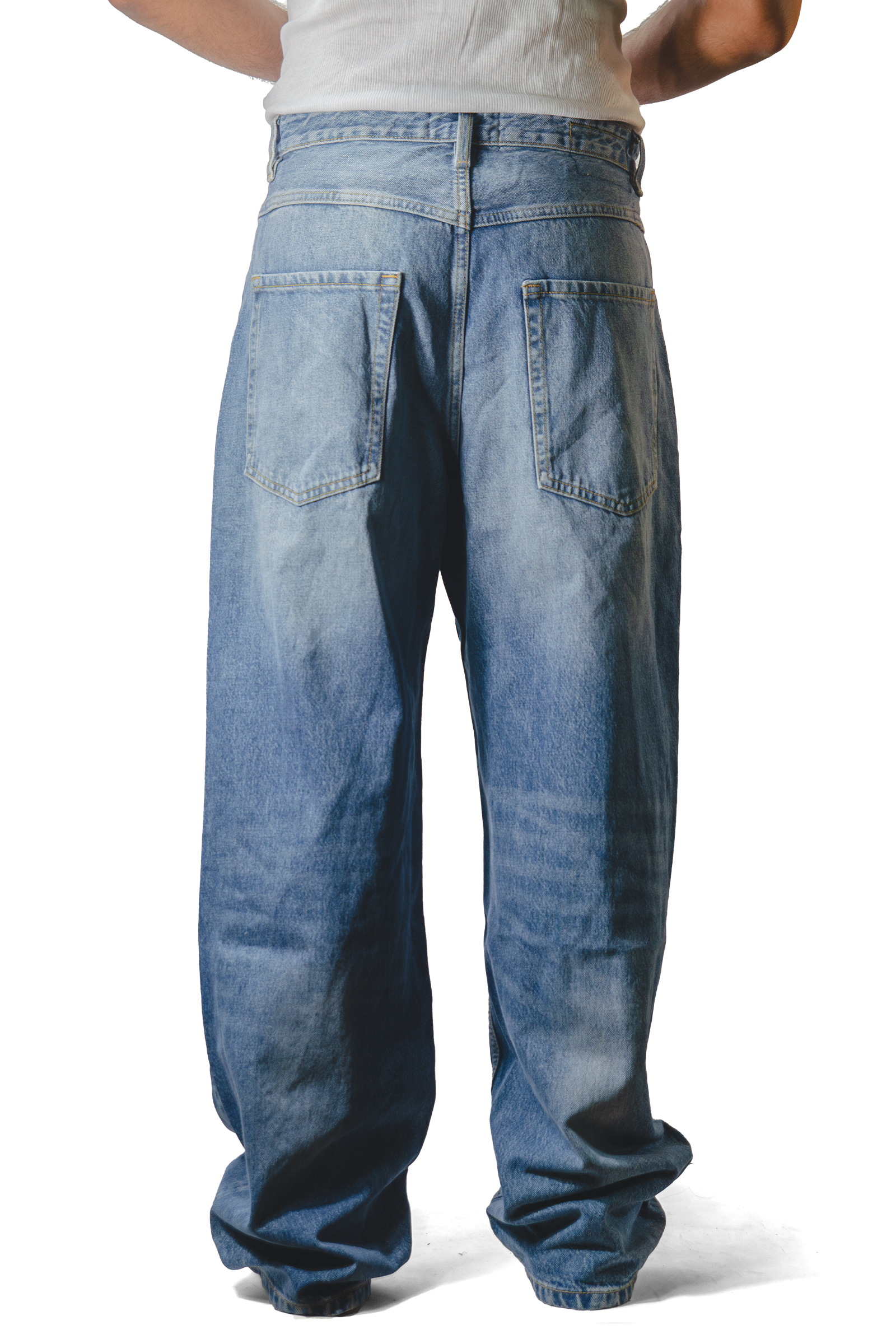Blue Loose Fit Jeans