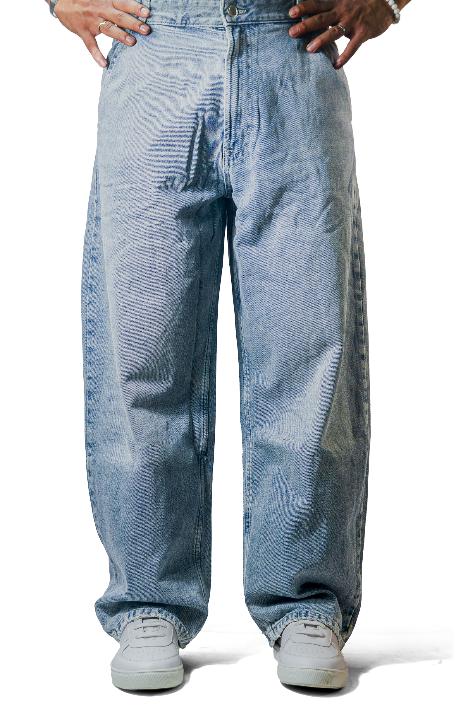 Light Blue Straight Fit Jeans