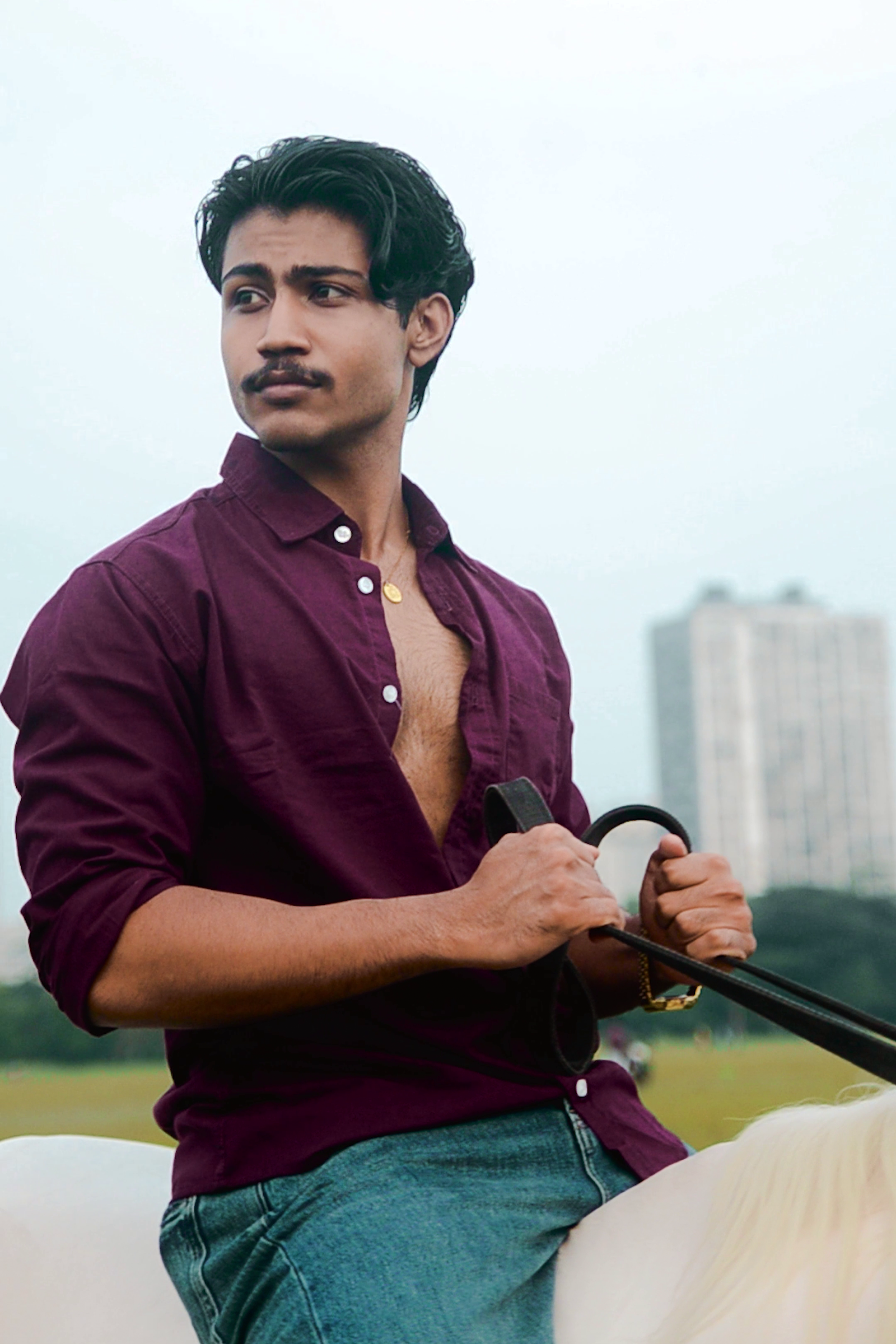 Magenta Oxford Shirt